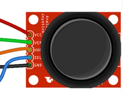 Illustration for Connecting the joystick