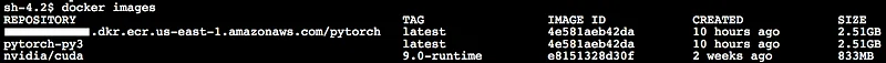 Illustration for Creating a Docker repository in Amazon ECR