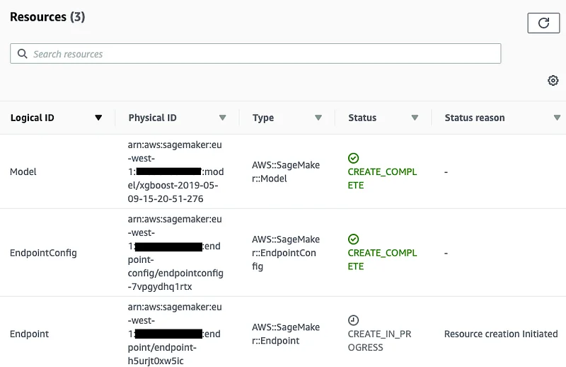 Illustration for Updating the endpoint configuration