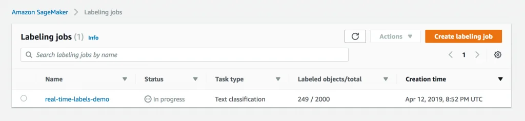 Step 2 screenshot from Amazon Sagemaker Ground Truth Keeps Simplifying Labeling Workflows