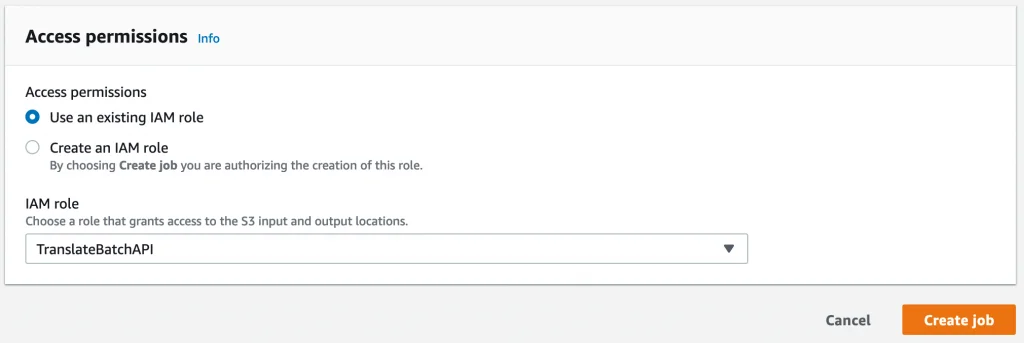 Creating a batch job