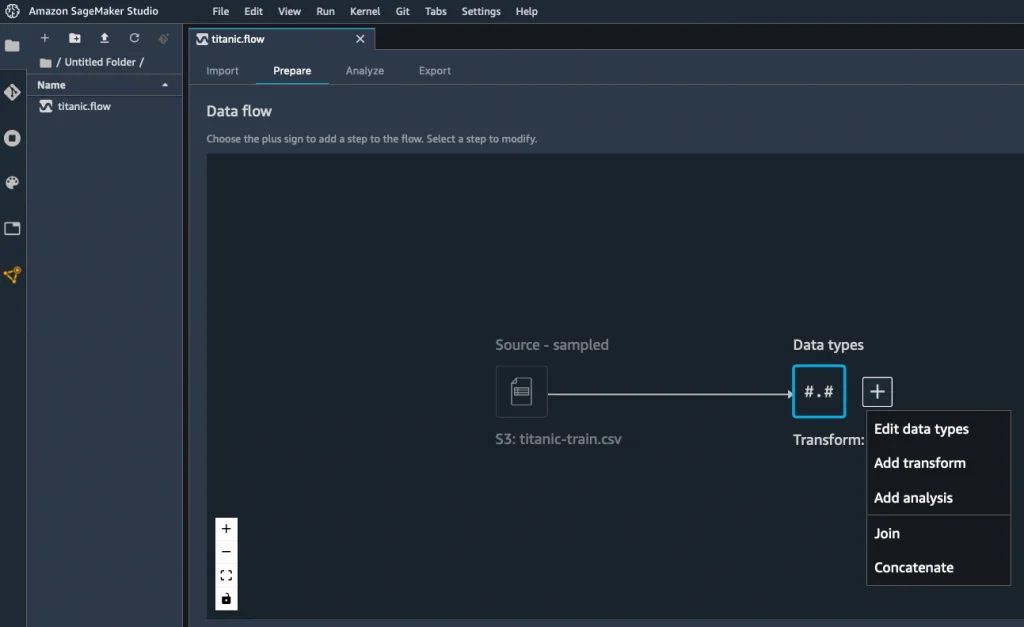 SageMaker screenshot