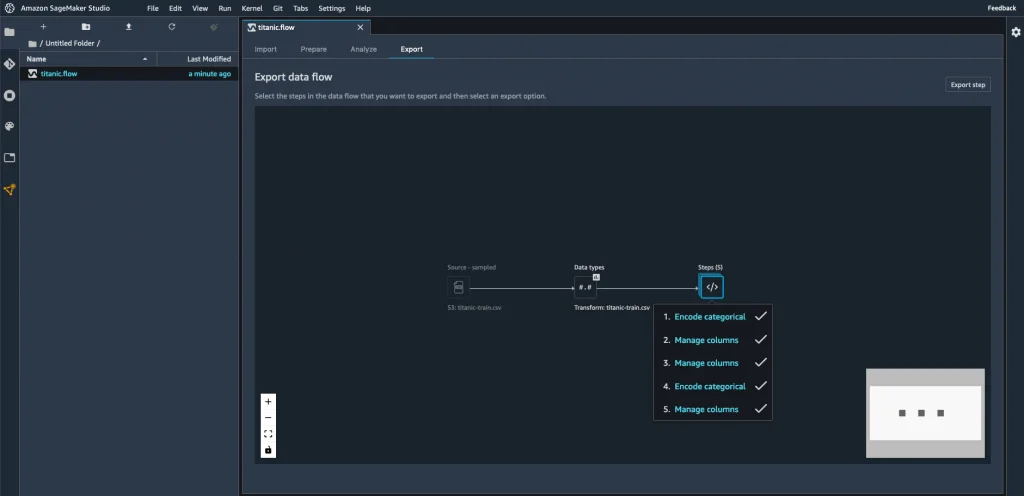 SageMaker screenshot
