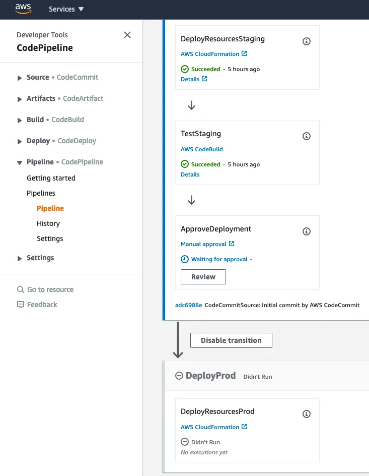SageMaker screenshot