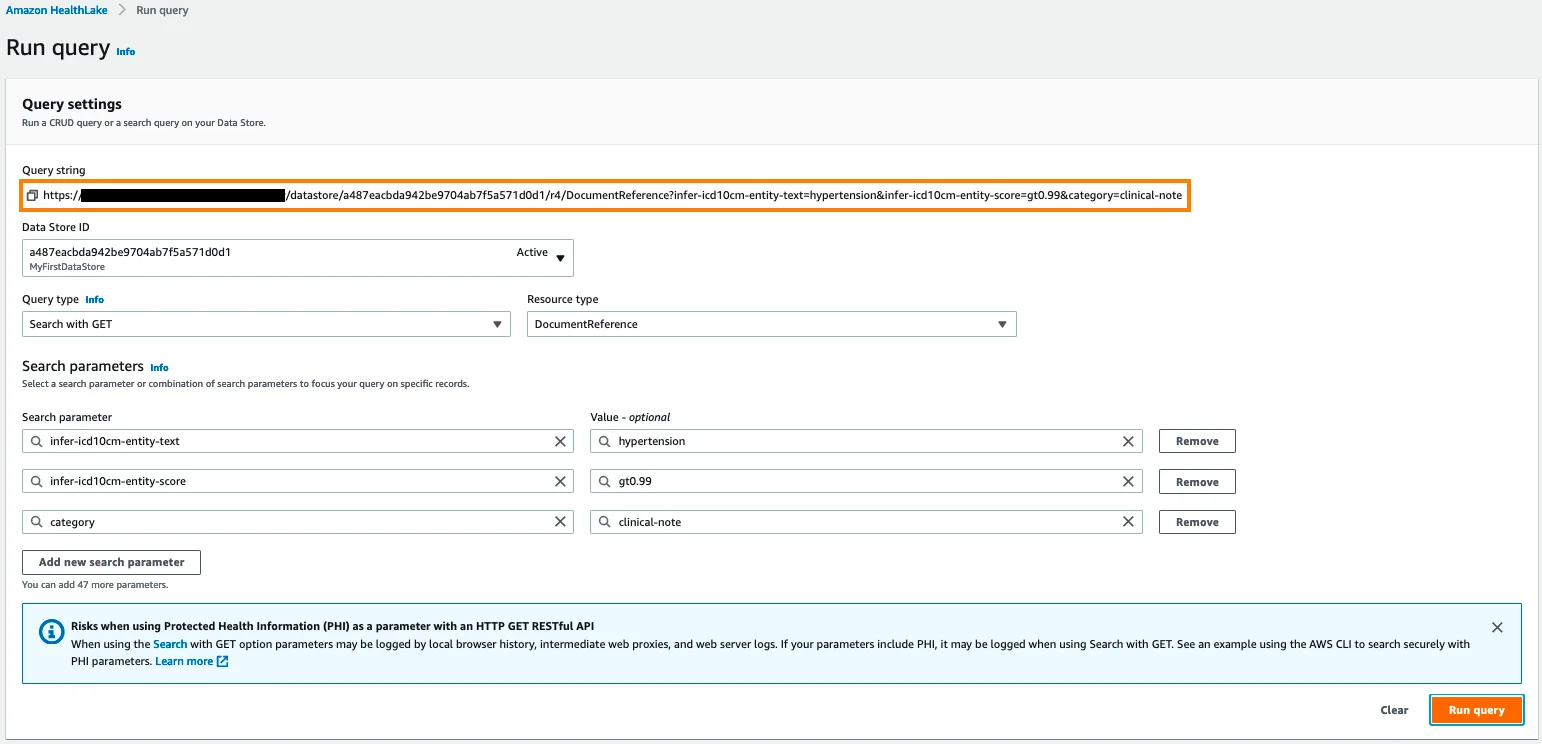 Querying HealthLake