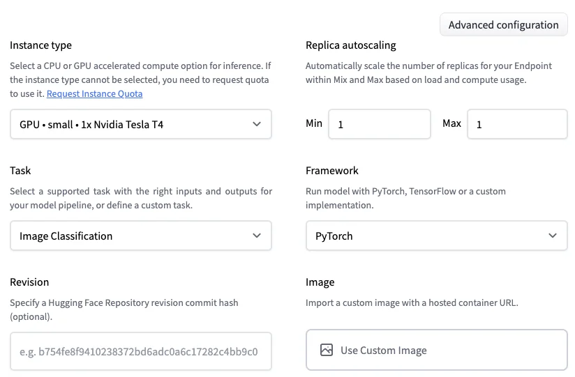 Step 3 screenshot from Getting Started with Hugging Face Inference Endpoints