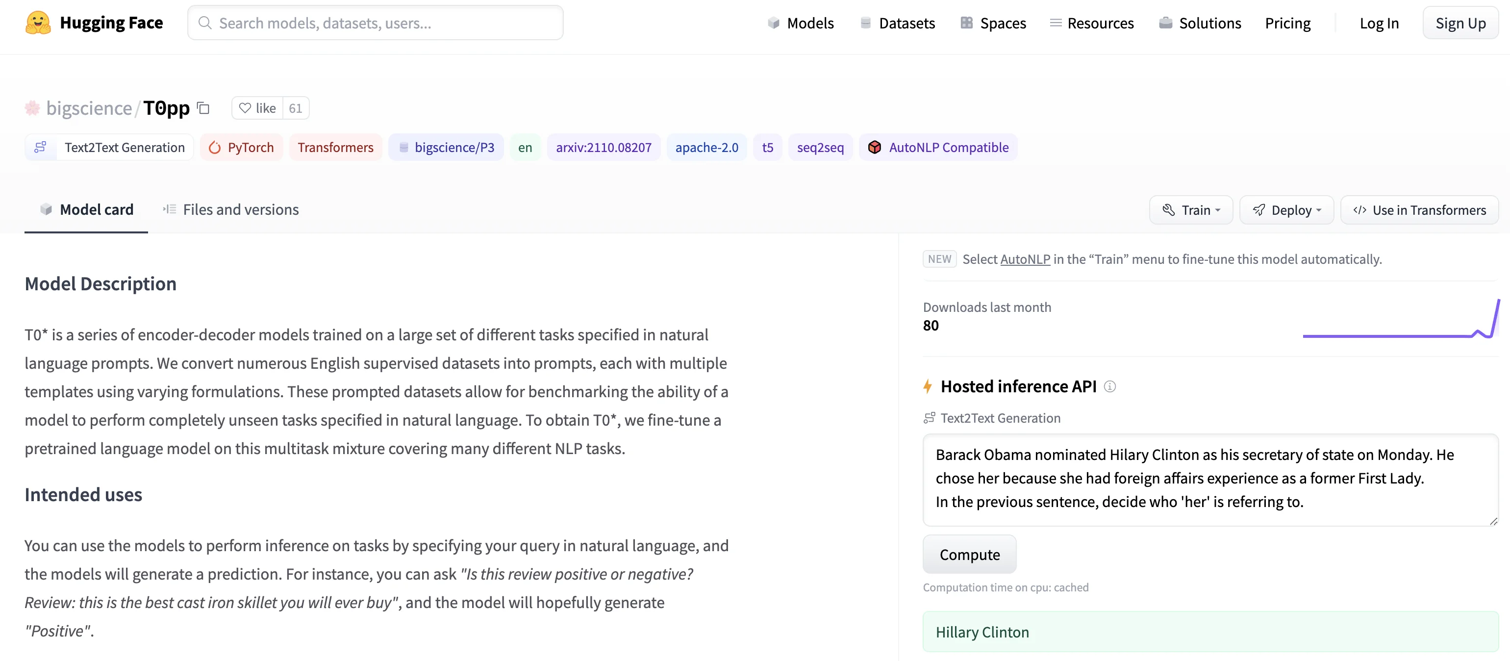 Step 6 screenshot from the Age of Machine Learning As Code Has Arrived